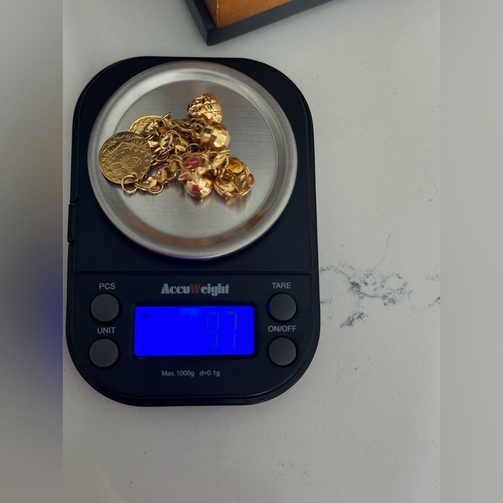 Sold!!!! 21k solid gold Cham bracelet